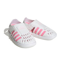 adidas Water Sandal (Velcro fastener, closed toe area) white/pink swimming shoes for girls